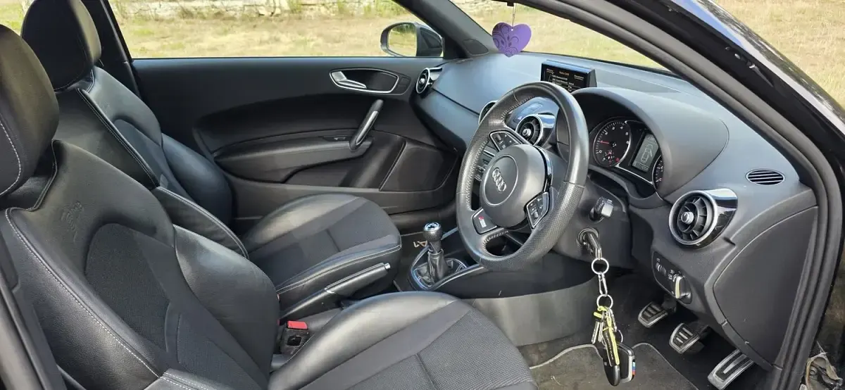 Used Audi A1 S-Line 95 HP (69 kW) 2018 Black Hatchback