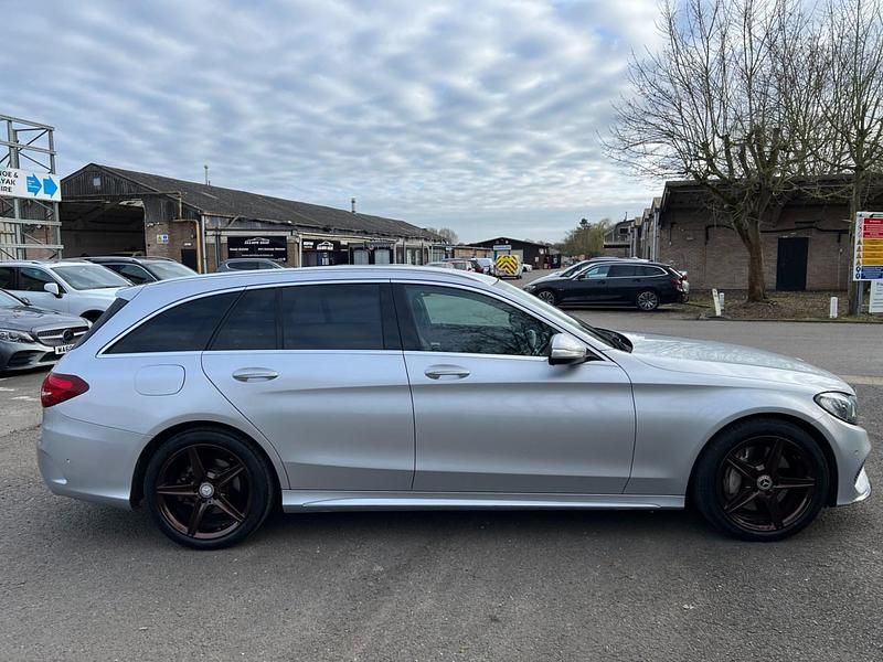 Used Mercedes C250 AMG line 2014 Silver Estate