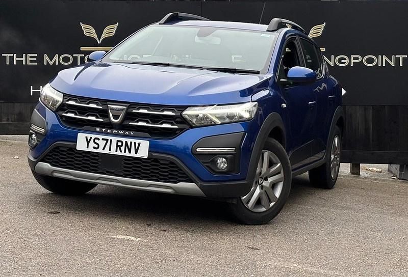 Used Dacia Sandero Comfort 100 HP (73 kW) 2021 Blue Hatchback
