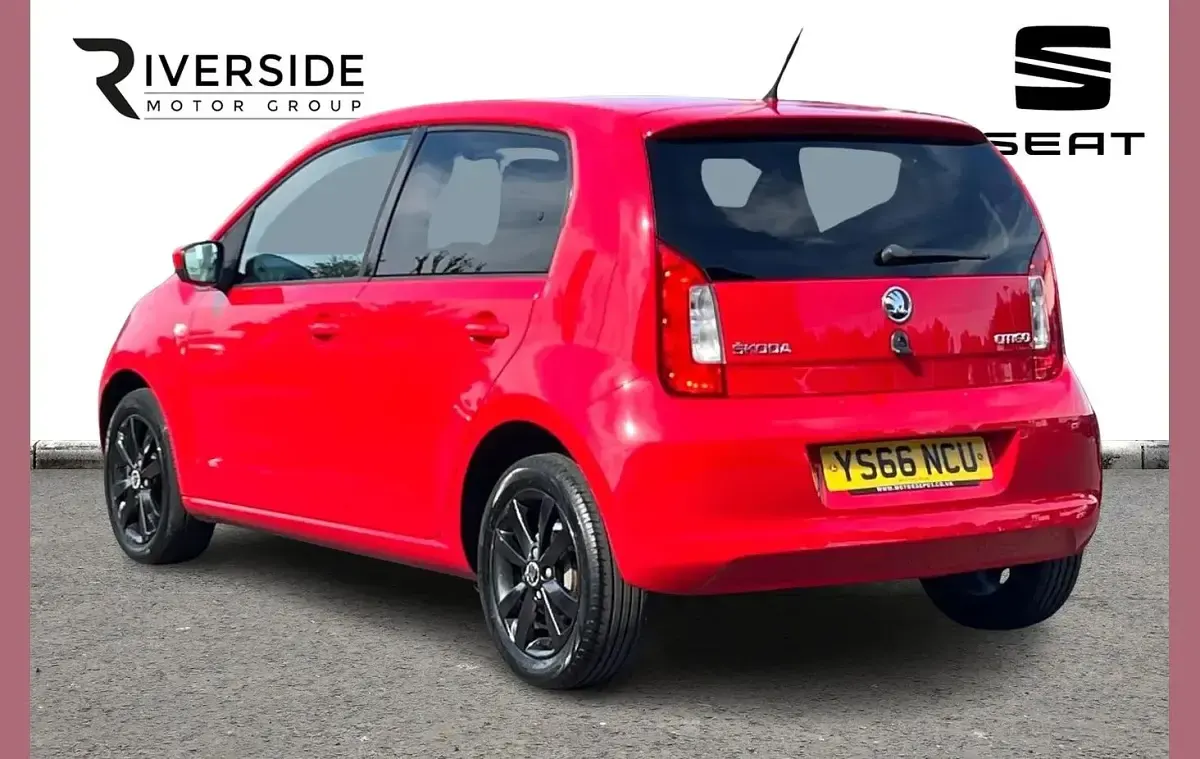 Used Skoda Citigo Colour Edition 58 HP (42 kW) 2016 Tornado red Hatchback