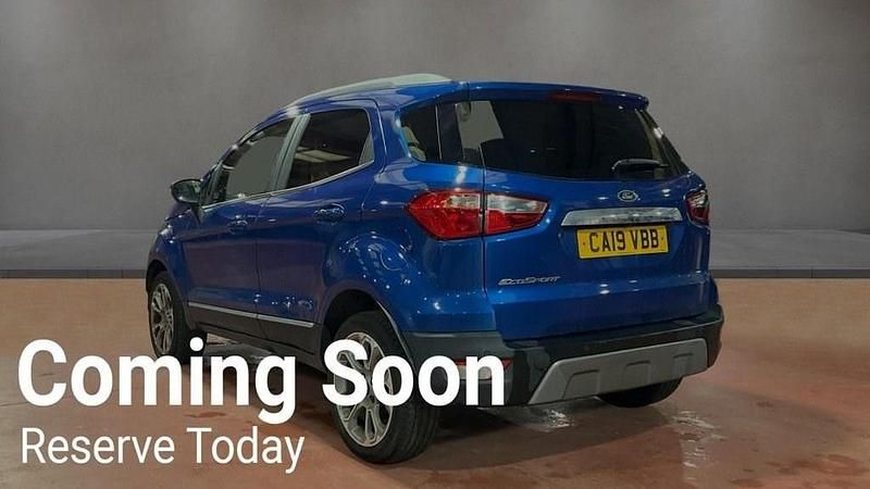 Used Ford Ecosport Titanium 100 HP (73 kW) 2019 Blue SUV