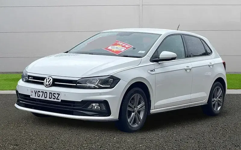 Used VW Polo R-line 116 HP (85 kW) 2020 White Hatchback