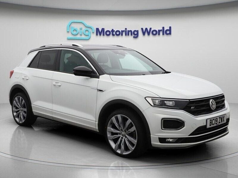 White Used 2019 VW T-Roc R-line SUV | £18,900 (Good price) - Image 1/4