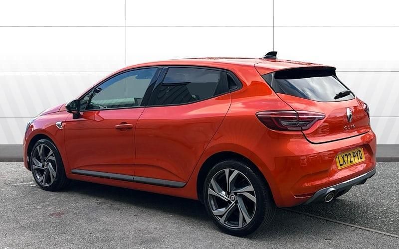 Used Renault Clio V RS Line 90 HP (66 kW) 2023 Orange Hatchback
