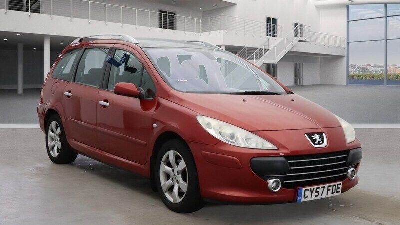 Red Used 2007 Peugeot 307 Estate | £1,995 (Fair price) - Image 1/4