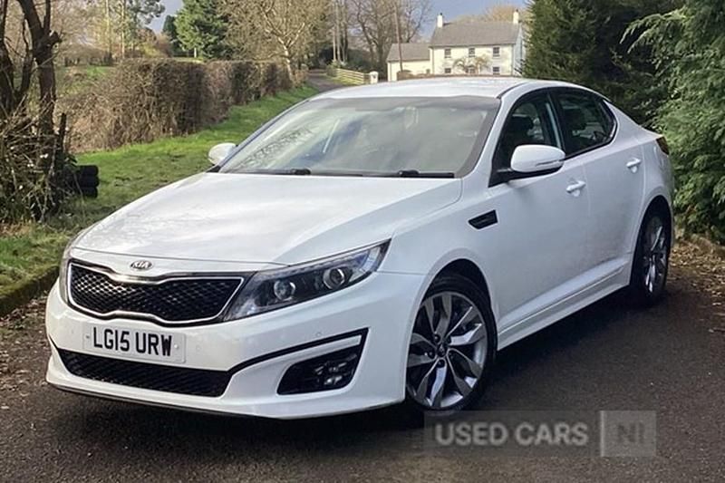 Used Kia Optima 2015 White Sedan