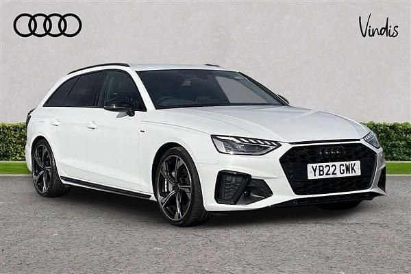 White Used 2022 Audi A4 Black Edition Estate | £29,659 (Expensive) - Image 1/4