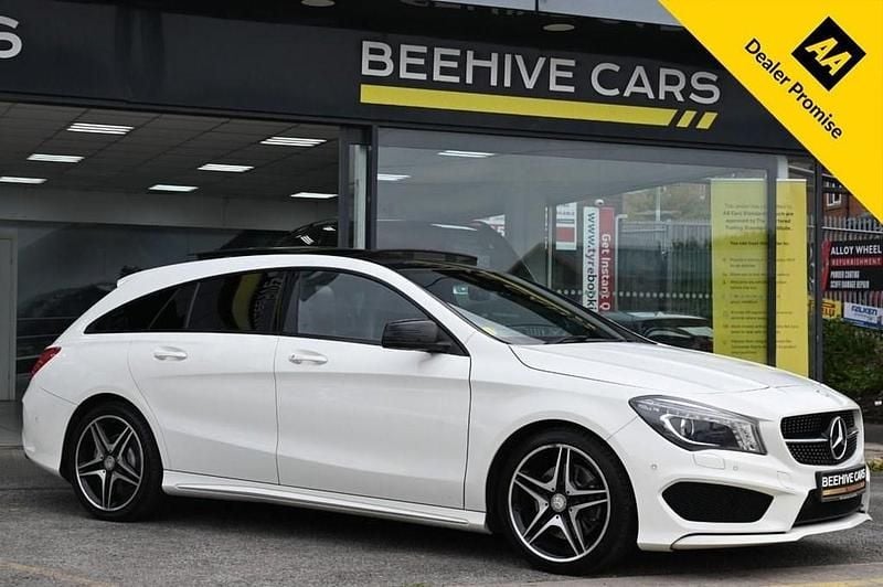 White Used 2015 Mercedes CLA220 AMG Sedan | £9,950 (Fair price) - Image 1/4