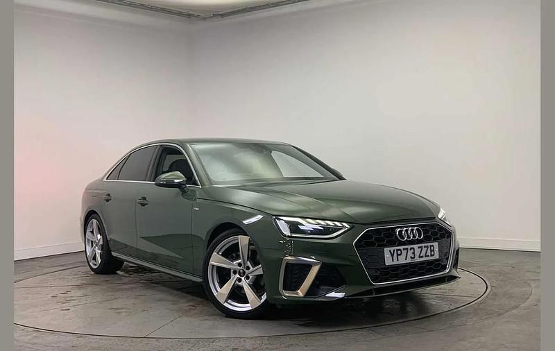 Green Used 2023 Audi A4 S-Line Sedan | £25,900 (Fair price) - Image 1/4