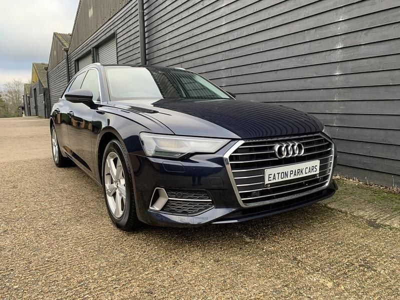 Used Audi A6 Sport 204 HP (150 kW) 2018 Blue Estate