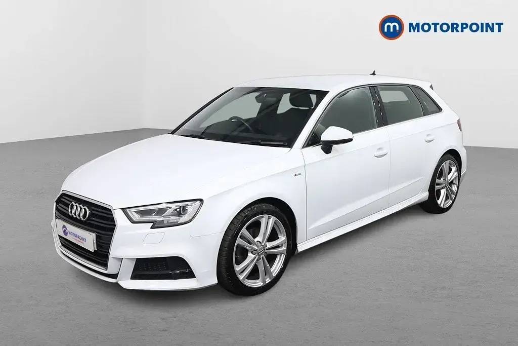 Begagnad Audi A3 S-Line 2020 Vit Sedan