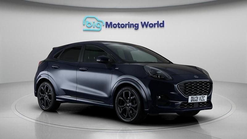 Blue Used 2021 Ford Puma Gen-E ST-Line X Hatchback | £13,900 (Fair price) - Image 1/4