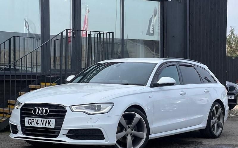 Used Audi A6 Black Edition 190 HP (139 kW) 2014 White Estate