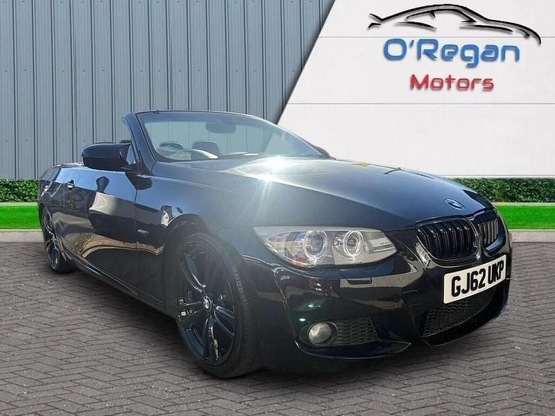 Used BMW 320 Cabriolet Sport Line 2012 Black Cabriolet