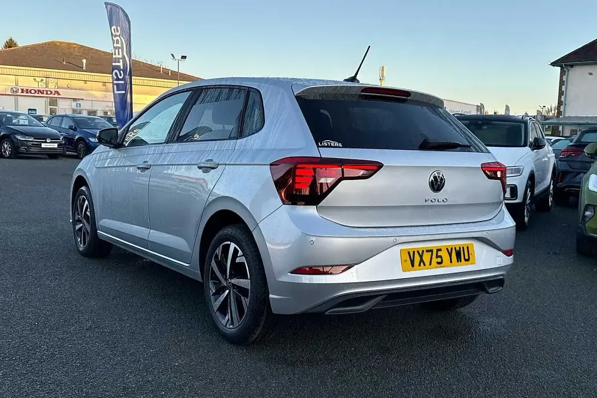 Used VW Polo Match 95 HP (69 kW) 2025 Reflex silver Hatchback