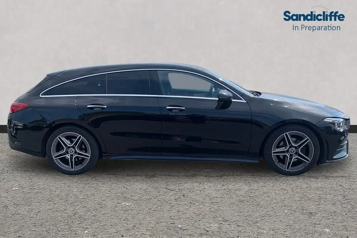 Used Mercedes CLA180 AMG Line Premium Plus 136 HP (100 kW) 2022 Black Coupe