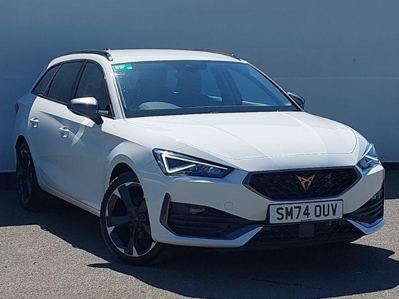 White New 2024 Cupra Leon Estate | £24,498 (Super price) - Image 1/4