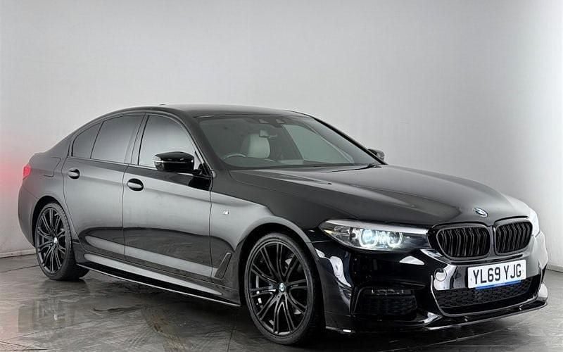 Black Used 2020 BMW 520 M Sport Sedan | £20,750 (Good price) - Image 1/3