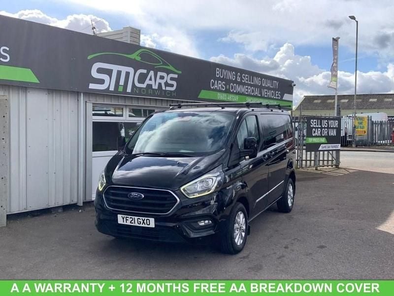 Used Ford Transit Custom Limited 2021 Black Van