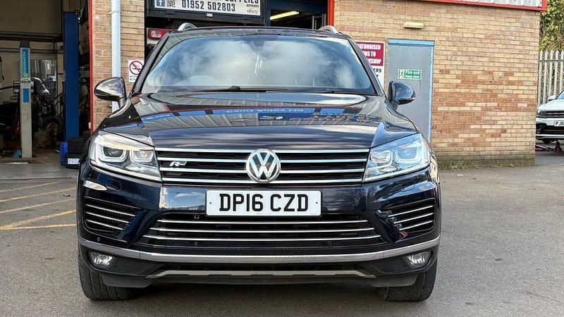 Used VW Touareg R-line 2016 Blue SUV