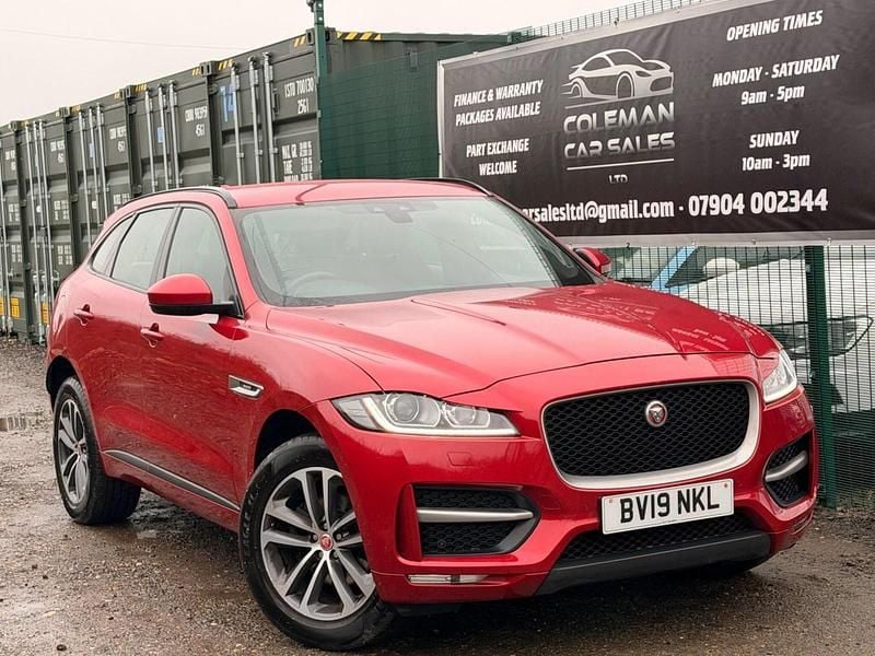 Second-hand Jaguar F-Pace R-Sport 180 CP (132 kW) 2019 Roșu SUV