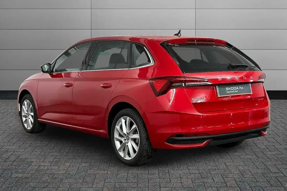 Used Skoda Scala SE L 115 HP (84 kW) 2025 Velvet red metallic Hatchback