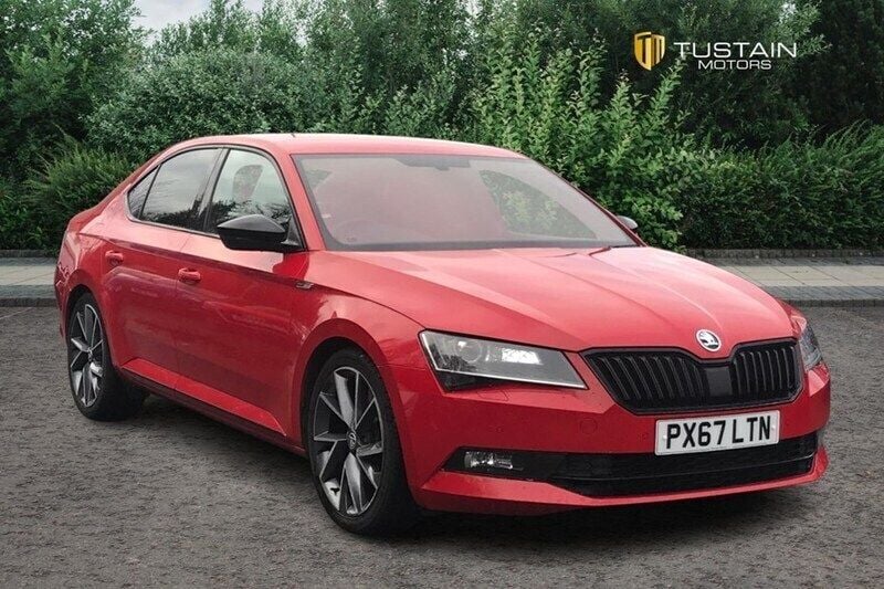 Red Used 2017 Skoda Superb SportLine Hatchback | £11,999 (Fair price) - Image 1/1