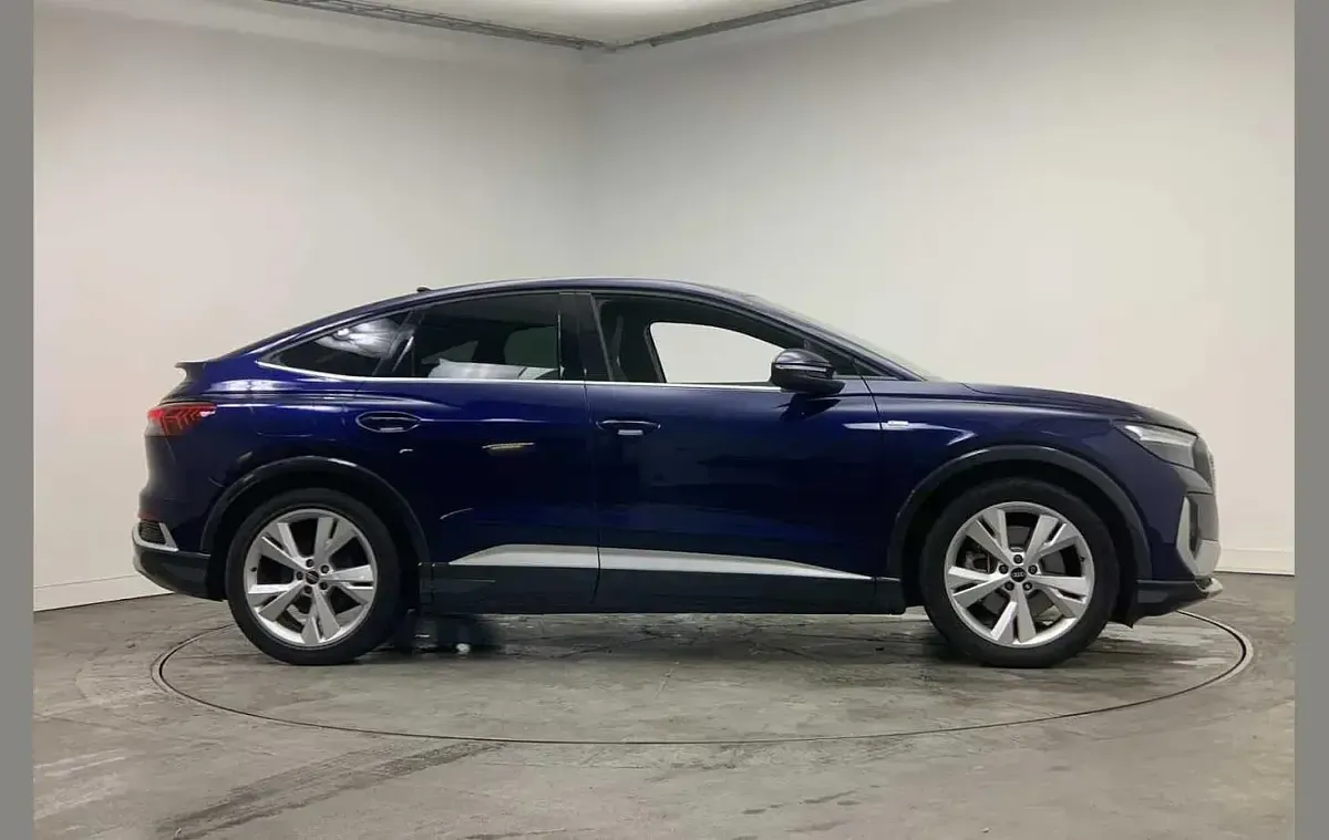 Used Audi Q4 e-tron S-Line 150 kW (204 HP) 2023 Blue SUV