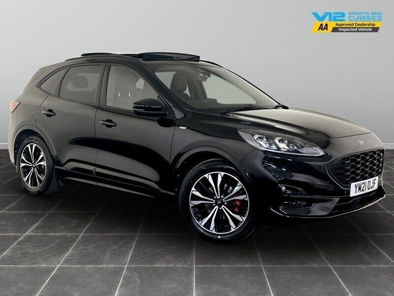 Black Used 2021 Ford Kuga ST-Line X SUV | £15,495 (A bit pricey) - Image 1/2