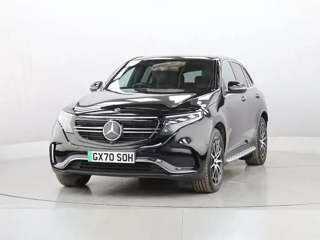 Used Mercedes EQC400 AMG line 300 kW (408 HP) 2020 Black SUV