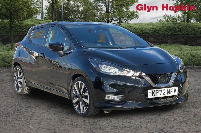 Black Used 2022 Nissan Micra Tekna Hatchback | £11,967 (Fair price) - Image 1/4