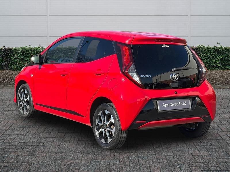 Begagnad Toyota Aygo Trend 72 HK (52 kW) 2020 Röd Halvkombi
