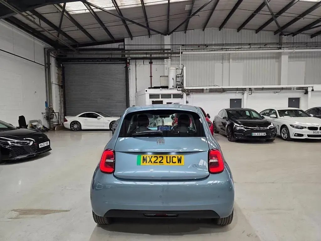 Used Fiat 500e Icon 86 kW (118 HP) 2022 Blue Hatchback