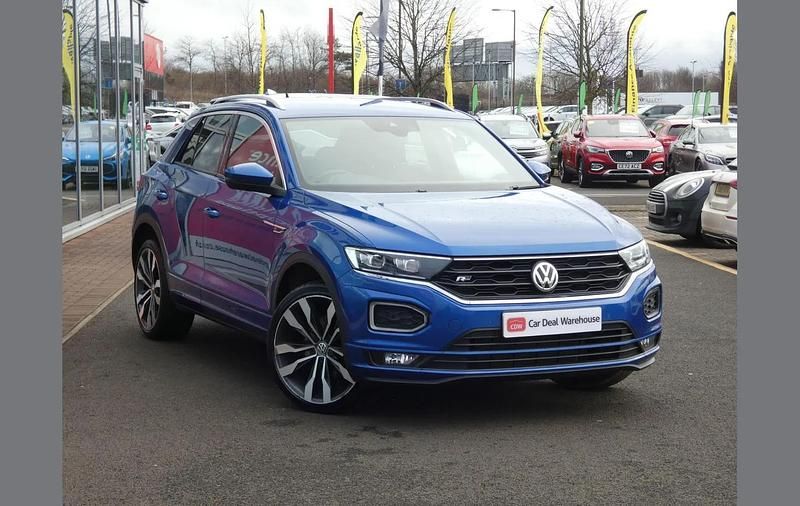 Used VW T-Roc R-line 113 HP (83 kW) 2019 Blue SUV