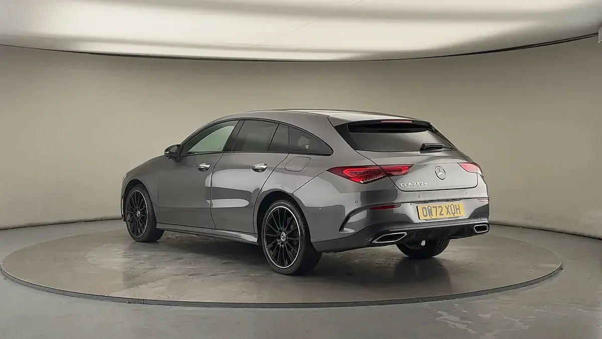 Used Mercedes CLA250e Shooting Brake AMG line 2023 Mountain grey Estate