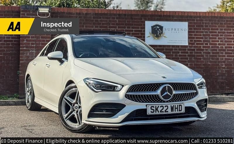 Used Mercedes CLA180 AMG Line Premium Plus 136 HP (100 kW) 2022 White Sedan