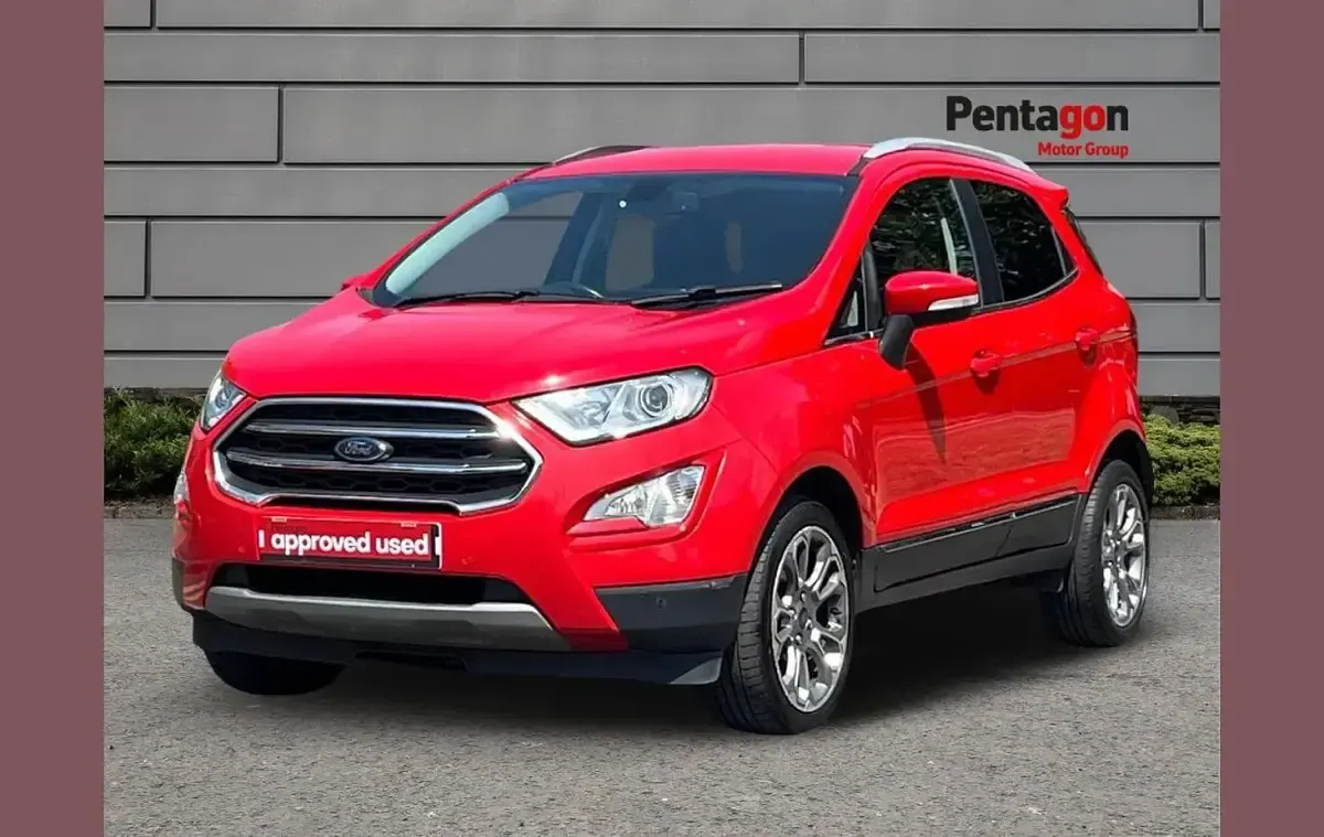 Used Ford Ecosport Titanium 125 HP (91 kW) 2019 Red SUV