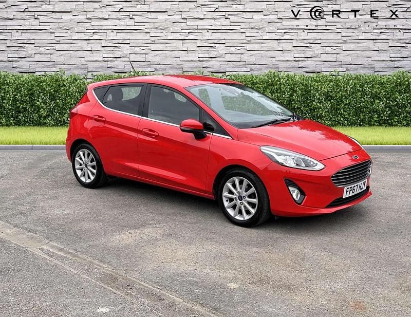 Red Used 2017 Ford Fiesta Titanium Hatchback | £4,500 (Expensive) - Image 1/3