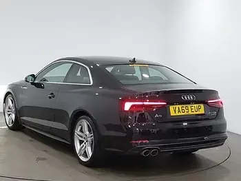 Used Audi A5 S-Line 190 HP (139 kW) 2020 Black Coupe