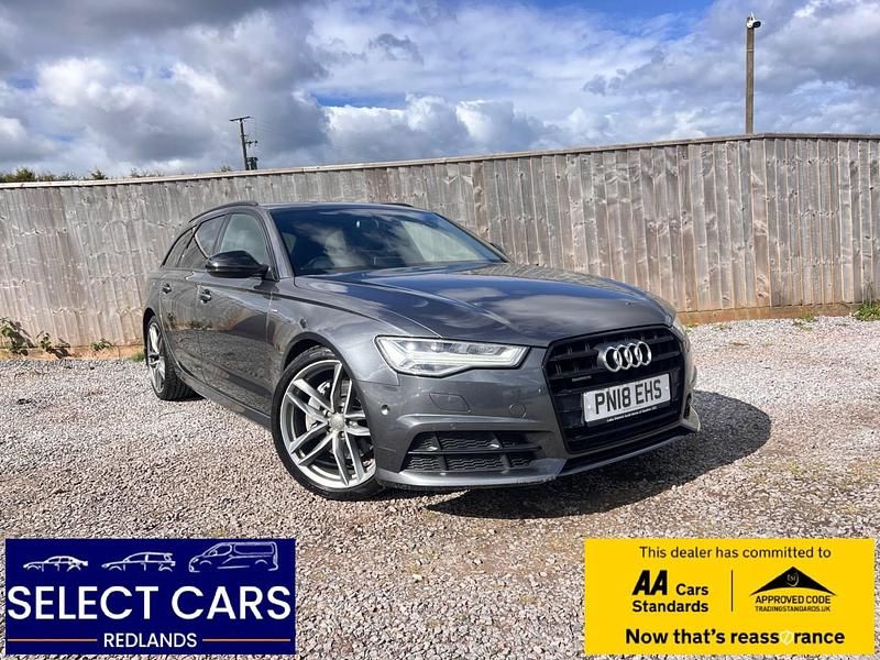 Used Audi A6 Black Edition 272 HP (200 kW) 2018 Grey Estate