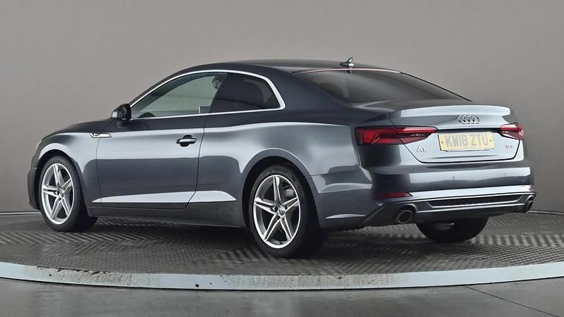 Used Audi A5 S-Line 190 HP (139 kW) 2018 Grey Coupe