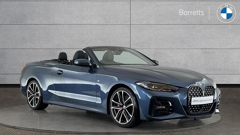 Blue Used 2022 BMW 420 M Sport Cabriolet | £30,990 (Fair price) - Image 1/4