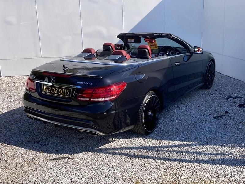 Used Mercedes E400 AMG line 2014 Black Cabriolet