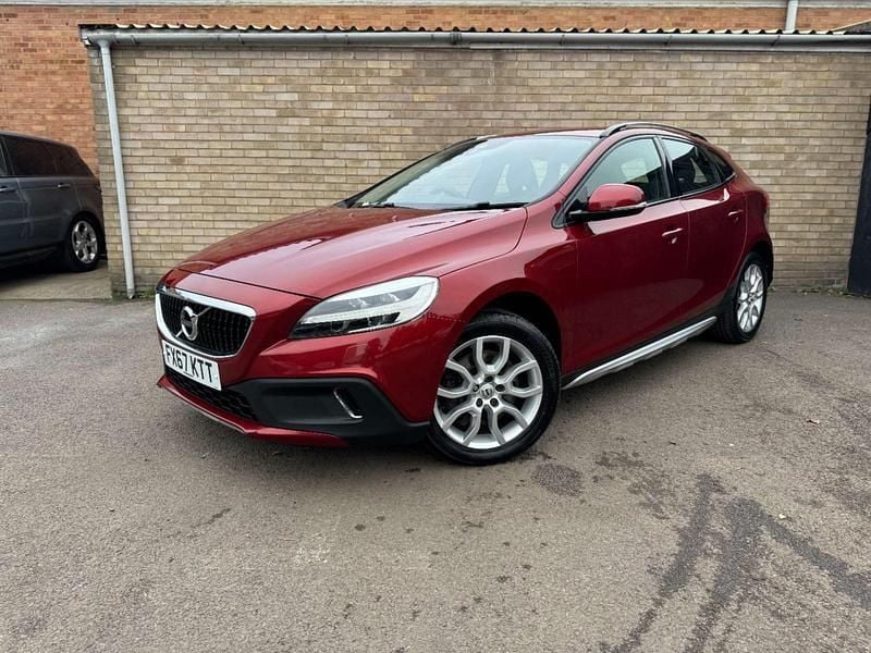 Red Used 2017 Volvo V40 CC Pro Estate | £6,645 (Fair price) - Image 1/3