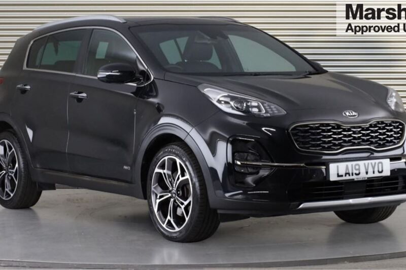 Black Used 2019 Kia Sportage GT-Line S SUV | £17,284 (Fair price) - Image 1/4