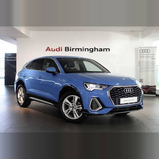 Turbo blue Used 2022 Audi Q3 Sportback S-Line SUV | £29,750 (Fair price) - Image 1/4