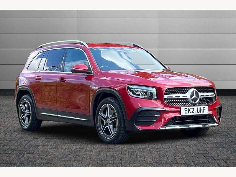 Red Used 2021 Mercedes GLB200 AMG line SUV | £23,781 (Good price) - Image 1/2