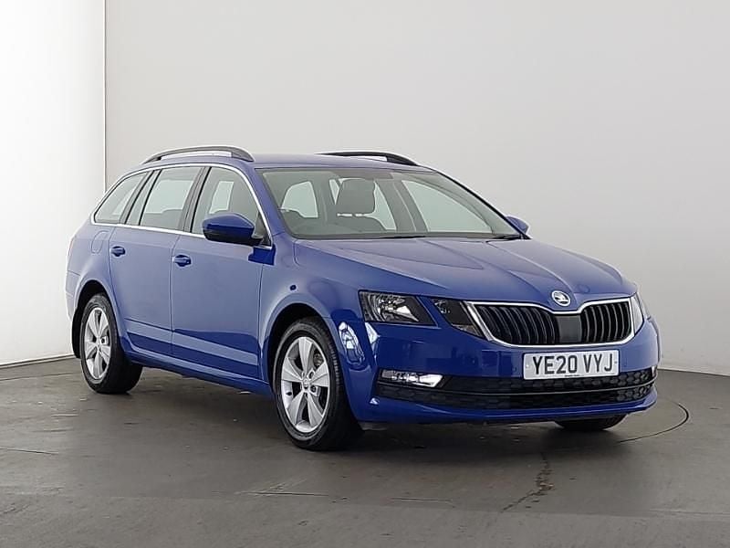 Used Skoda Octavia SE Technology 115 HP (84 kW) 2020 Blue Estate