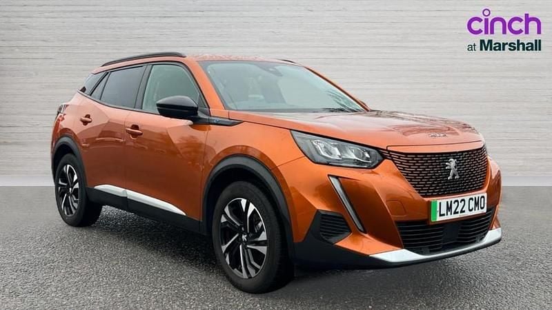 Used Peugeot e-2008 Allure Premium 100 kW (136 HP) 2022 Orange SUV