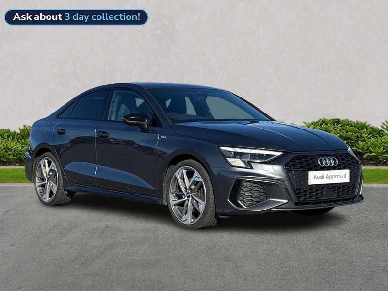 Grey Used 2022 Audi A3 Comfort Sedan | £21,196 - Image 1/4